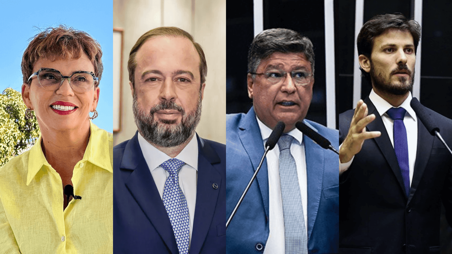 Os nomes que lideram a disputa ao Senado em Minas, segundo a nova pesquisa.