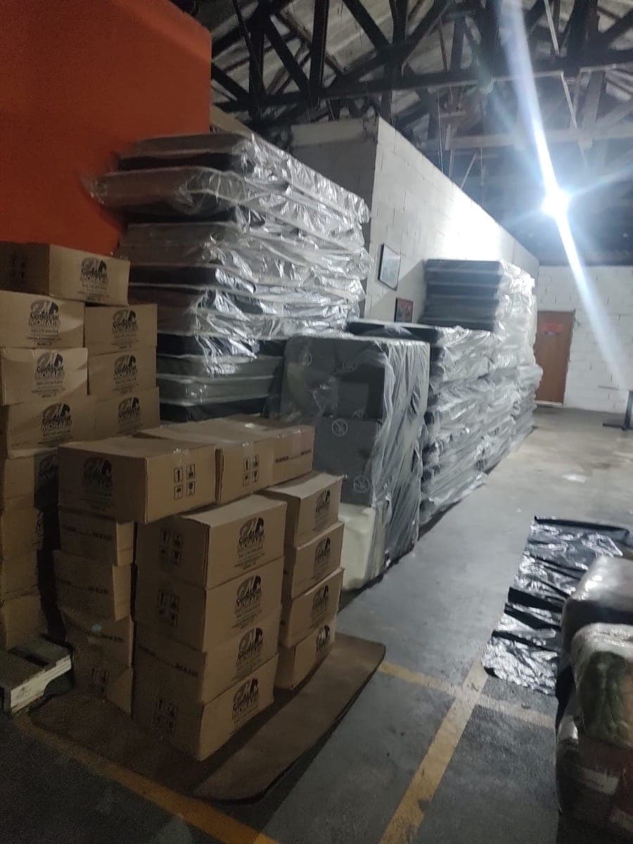 Materiais doados pelo Governo do Estado