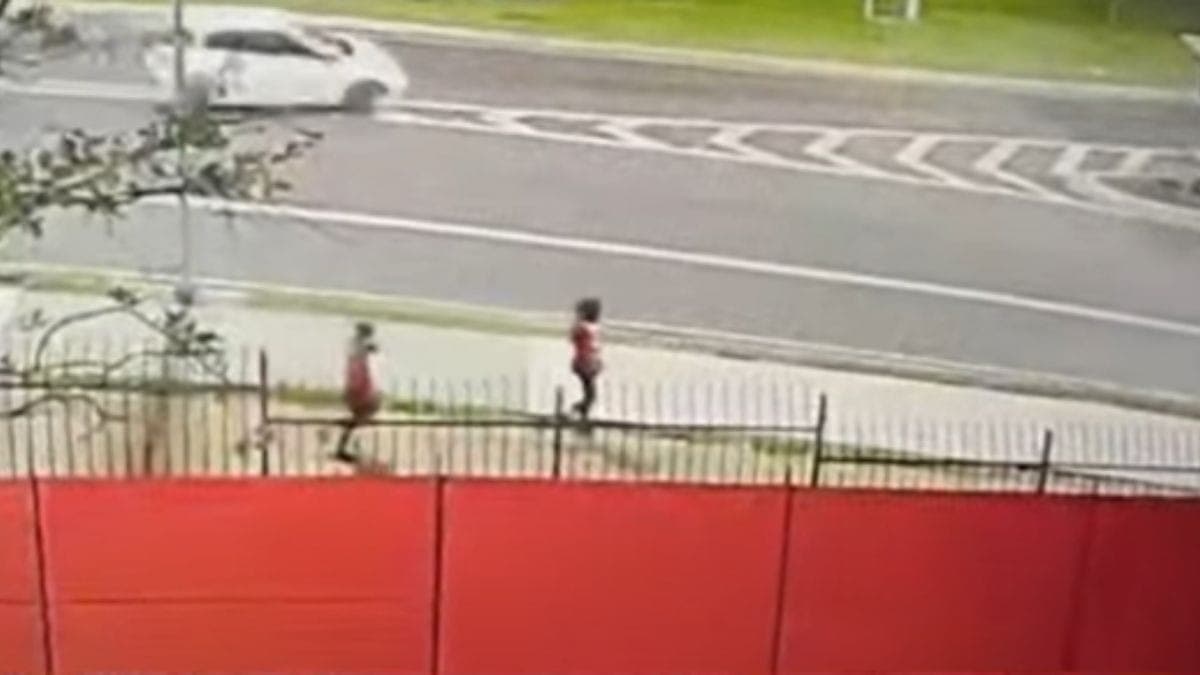 Bruna Oliveira sendo seguida por suspeito