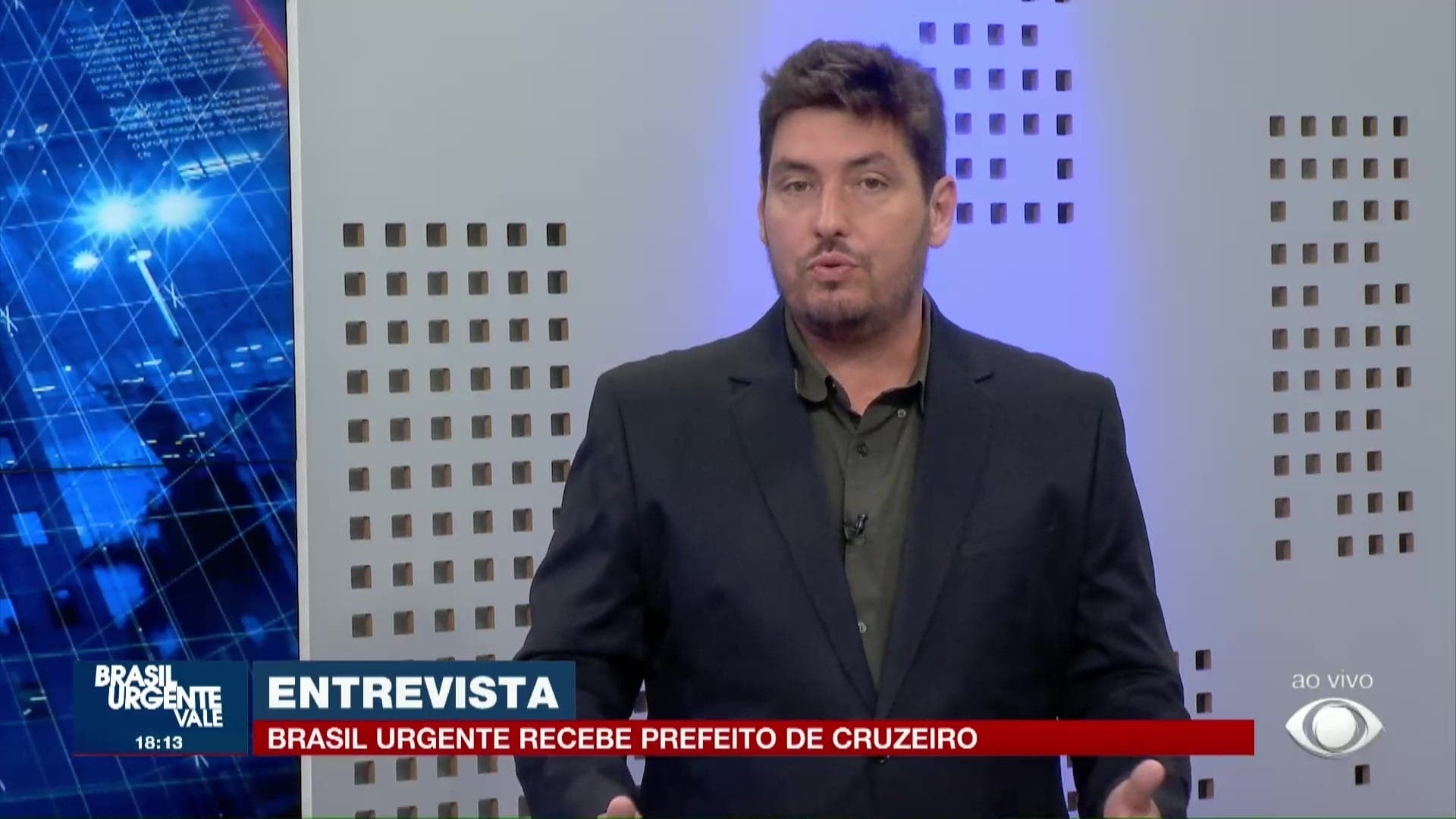 Brasil Urgente Vale entrevista Kleber Silveira (PL), prefeito de Cruzeiro