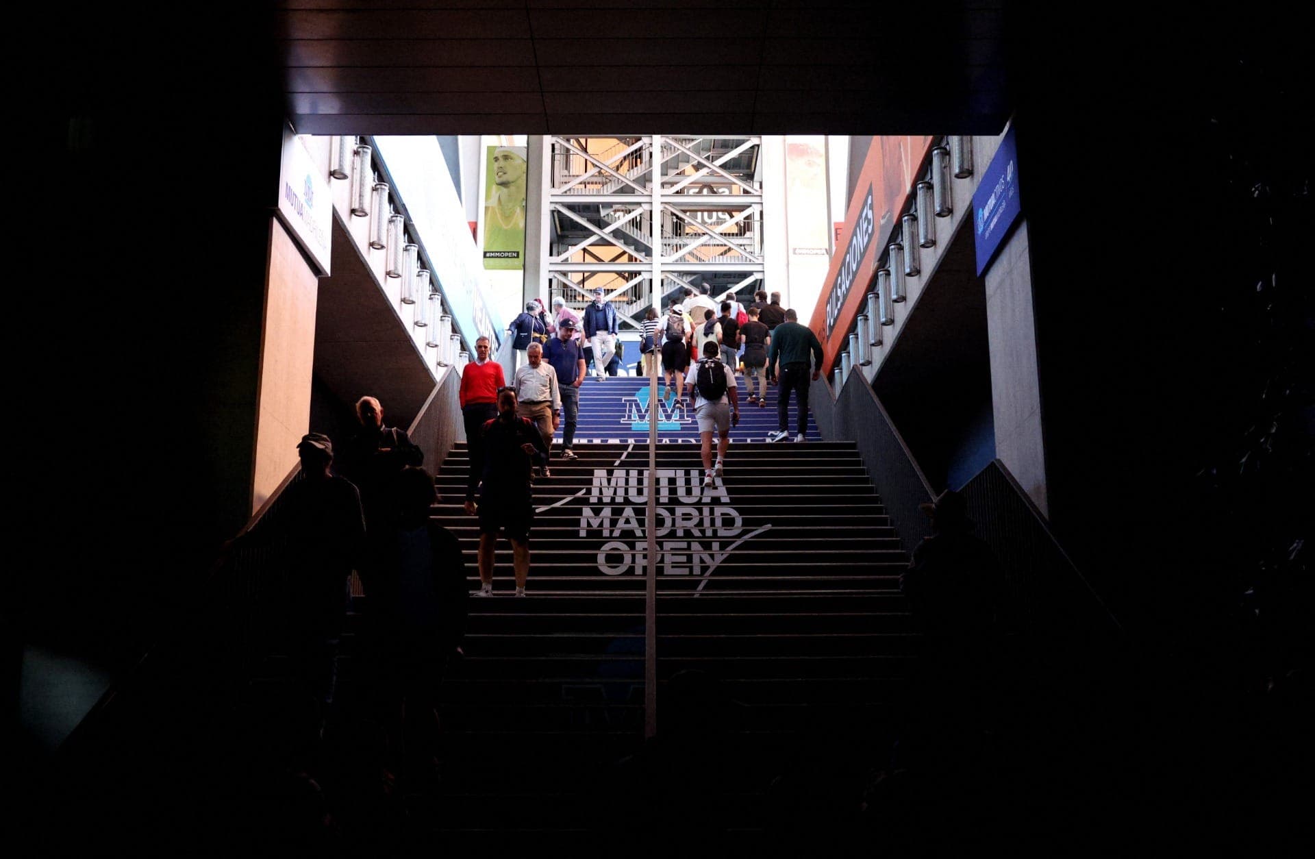 Apagão afetou partidas do Madrid Open