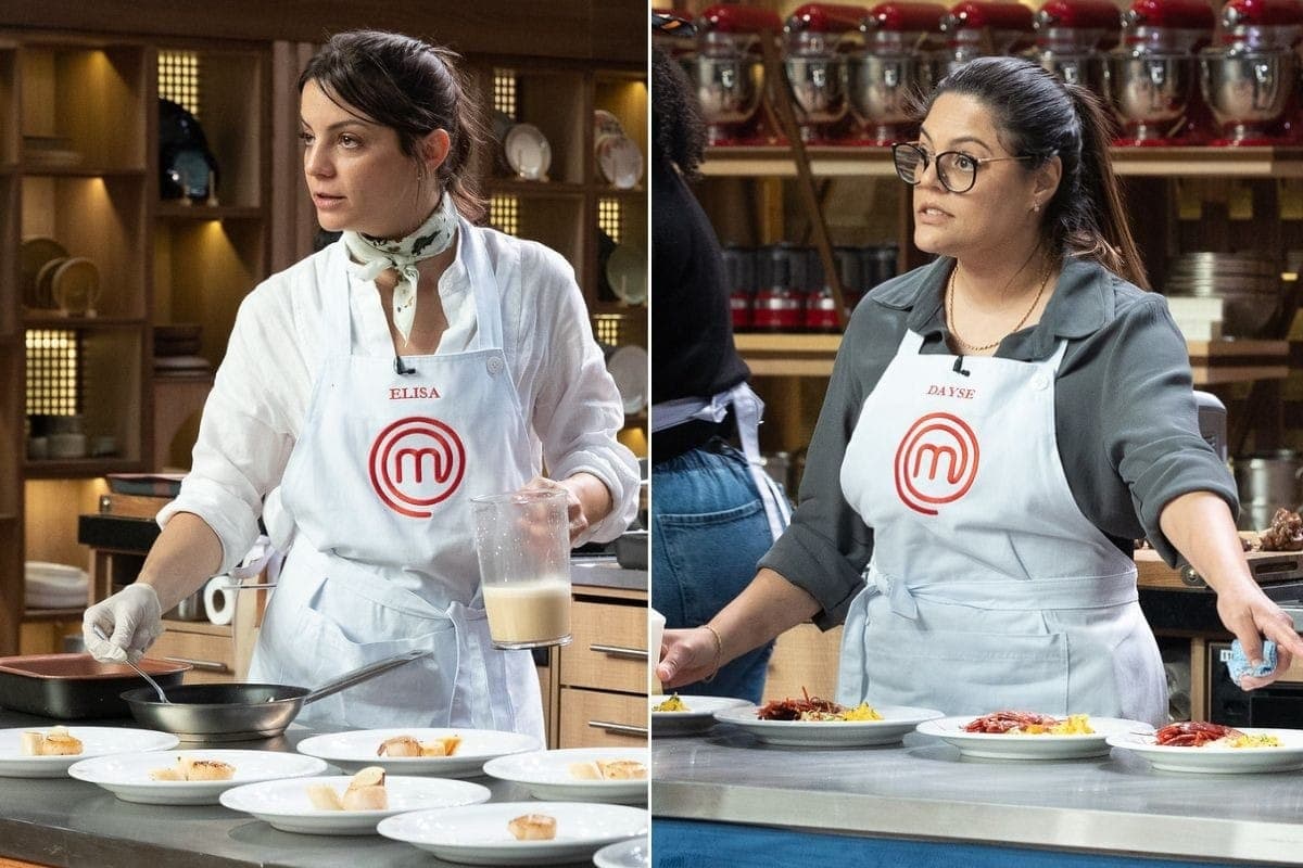 Elisa Fernande e Dayse Paparoto no MasterChef 