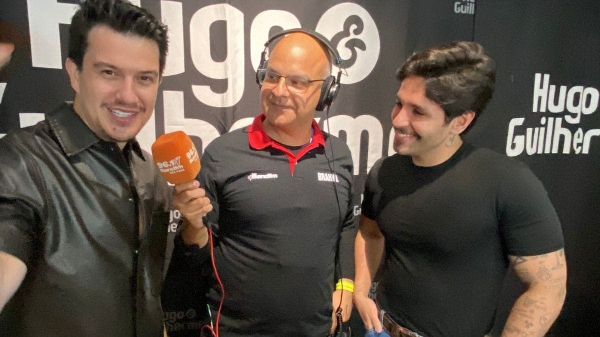 Hugo, Paulo Gomes e Guilherme 