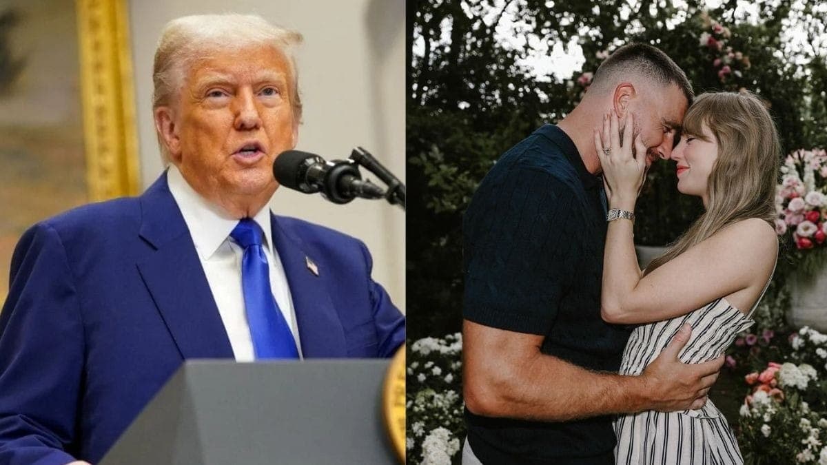 Donald Trump, Travis Kelce e Taylor Swift 