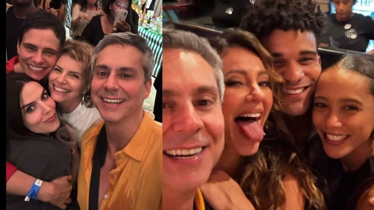 Alexandre Nero e elenco de Vale Tudo 