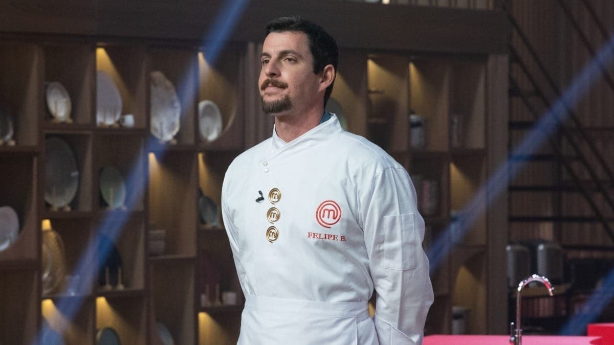 Felipe Bruzzi na final do MasterChef 2025