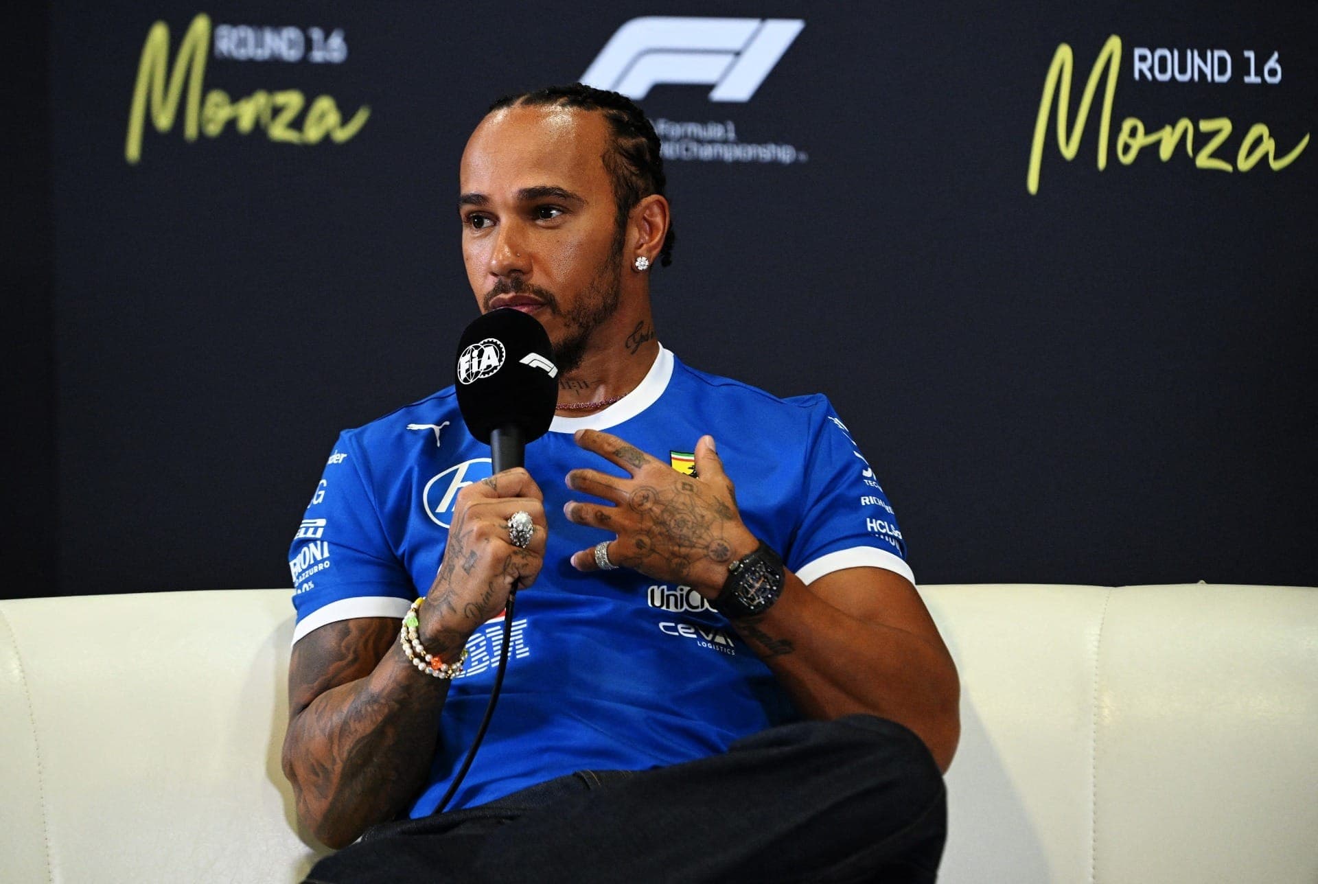 Lewis Hamilton, piloto da Ferrari