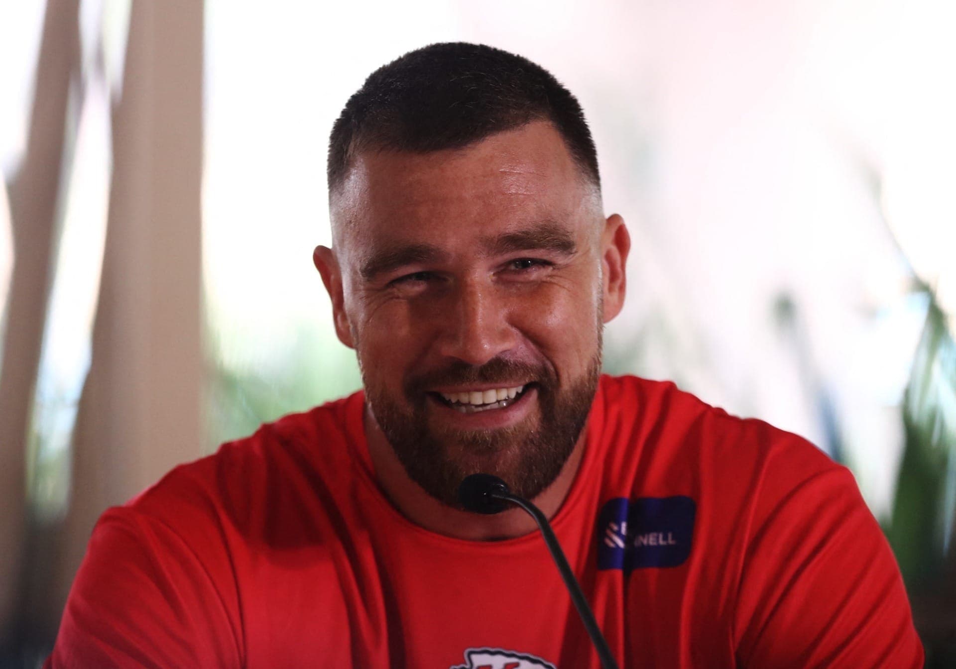 Travis Kelce em São Paulo