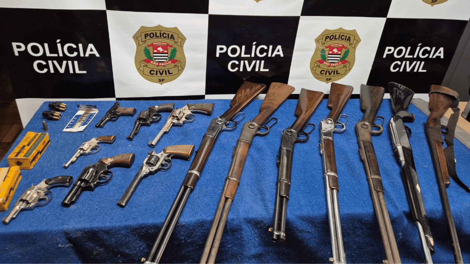Nove armas estavam com o registro vencido