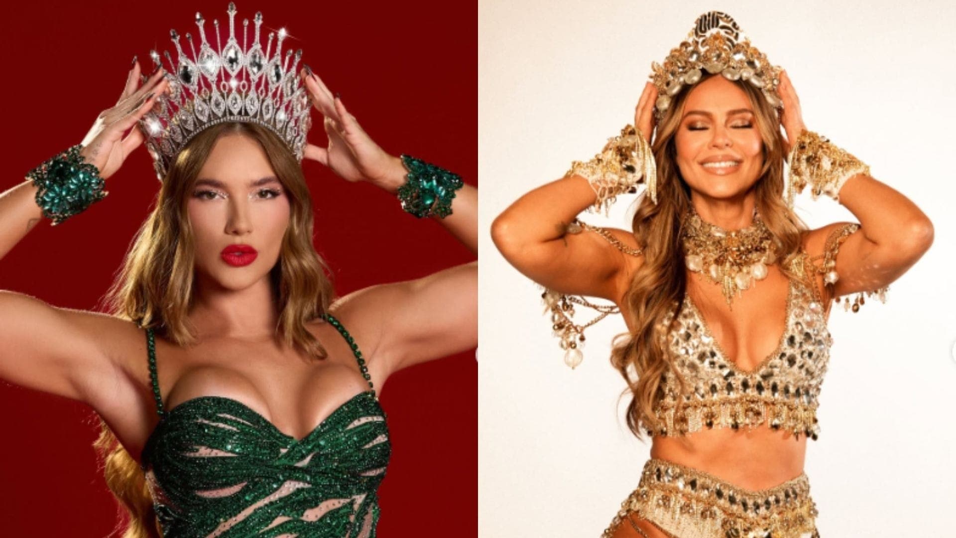 Virginia e Paolla Oliveira