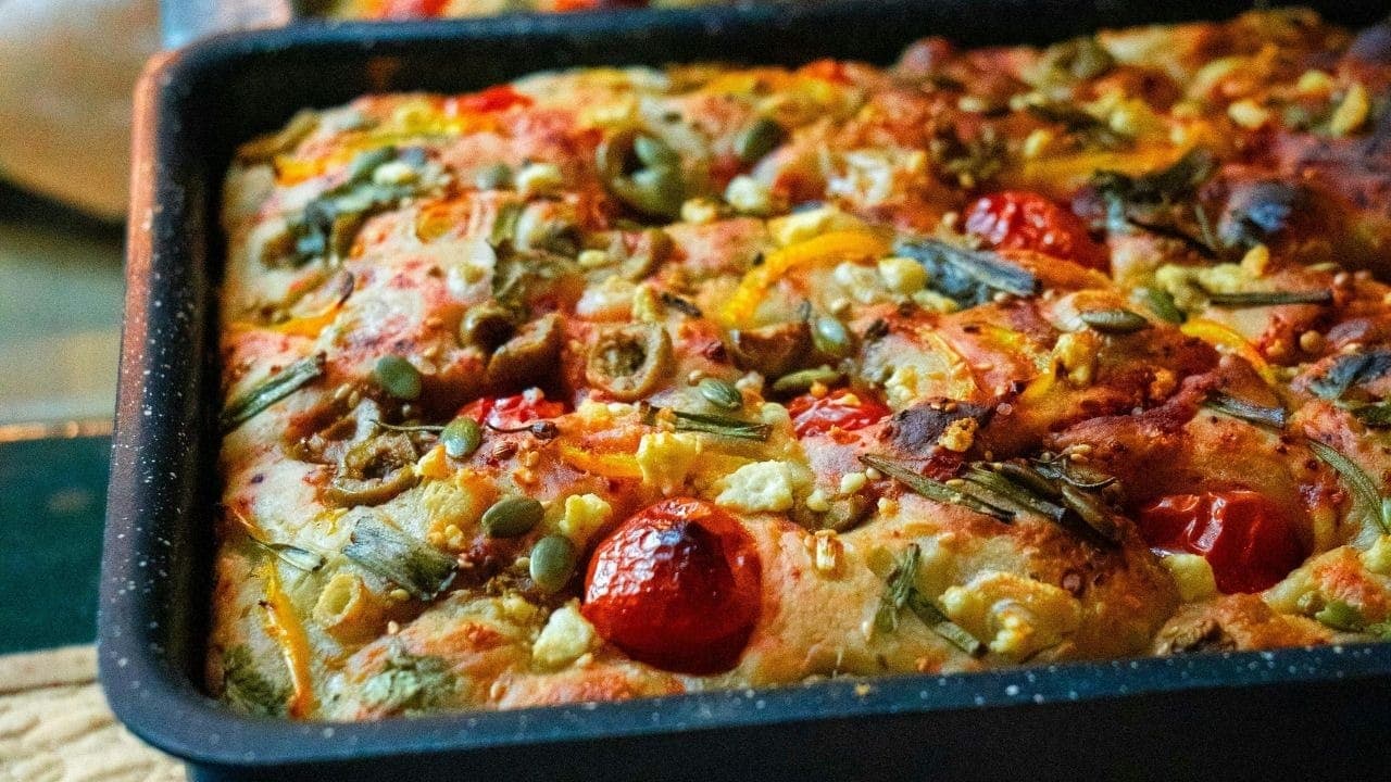 Foccacia de legumes
