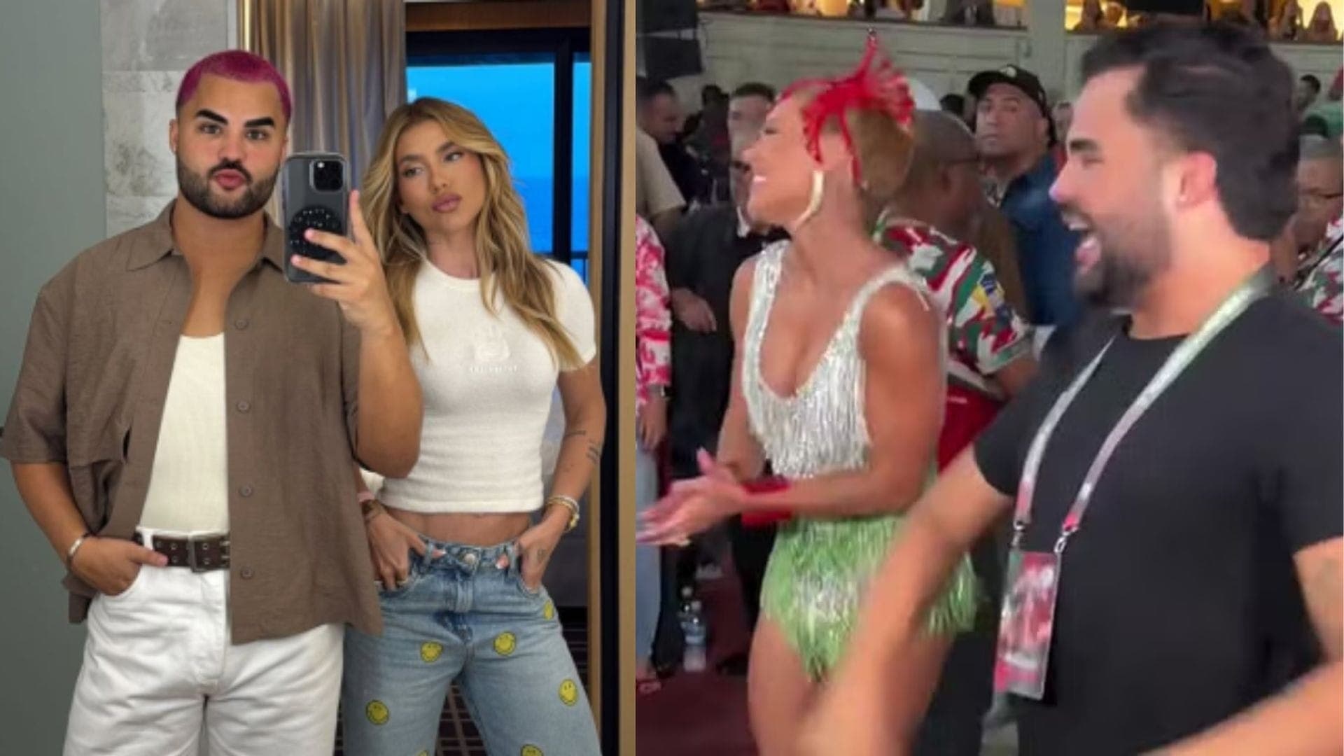 Lucas Guedez e Virgínia Fonseca