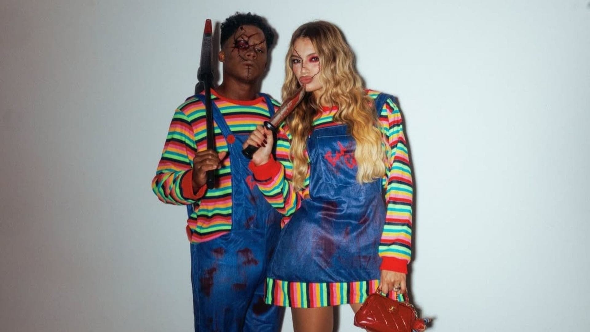 Gabriely e Endrick de Chucky