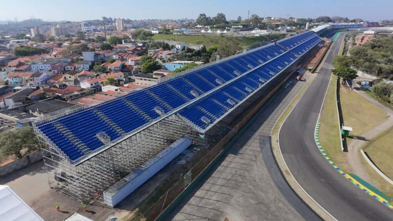 Ao todo, 41 mil novos assentos foram instalados no Autódromo de Interlagos; Setor G (foto) foi o mais impactado, com 29 mil novos assentos