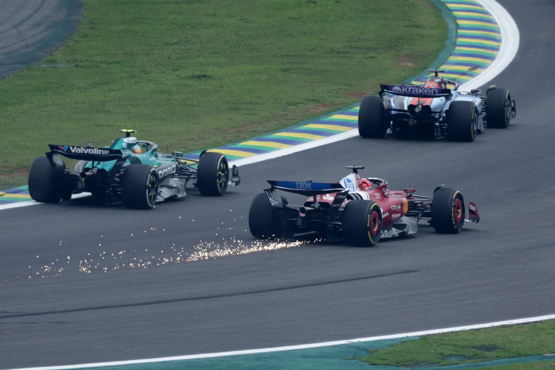 Charles Leclerc (Ferrari) no GP de São Paulo 2025