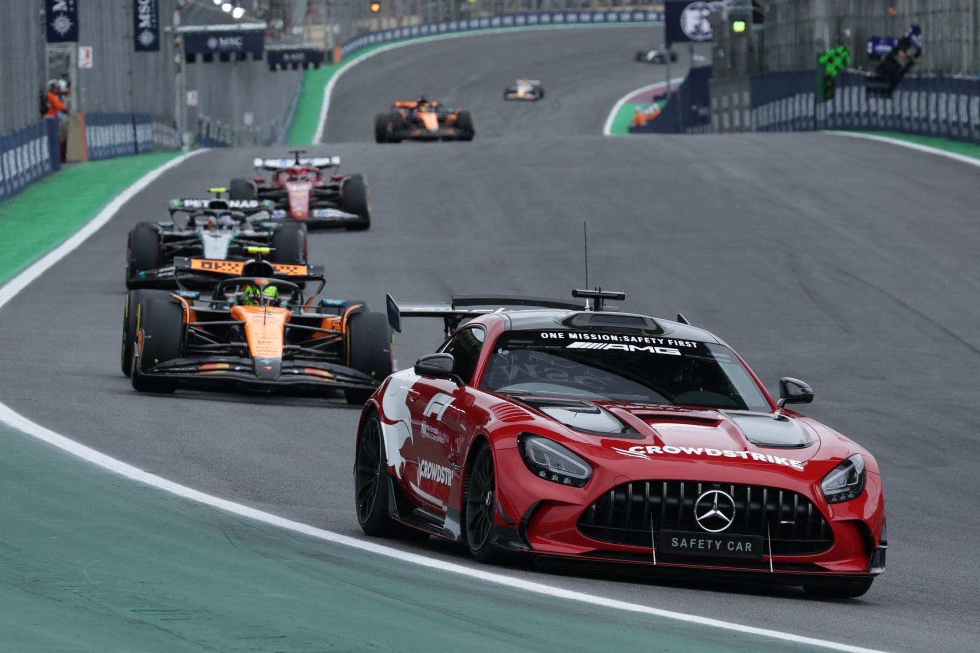 Safety car no GP de São Paulo 2025
