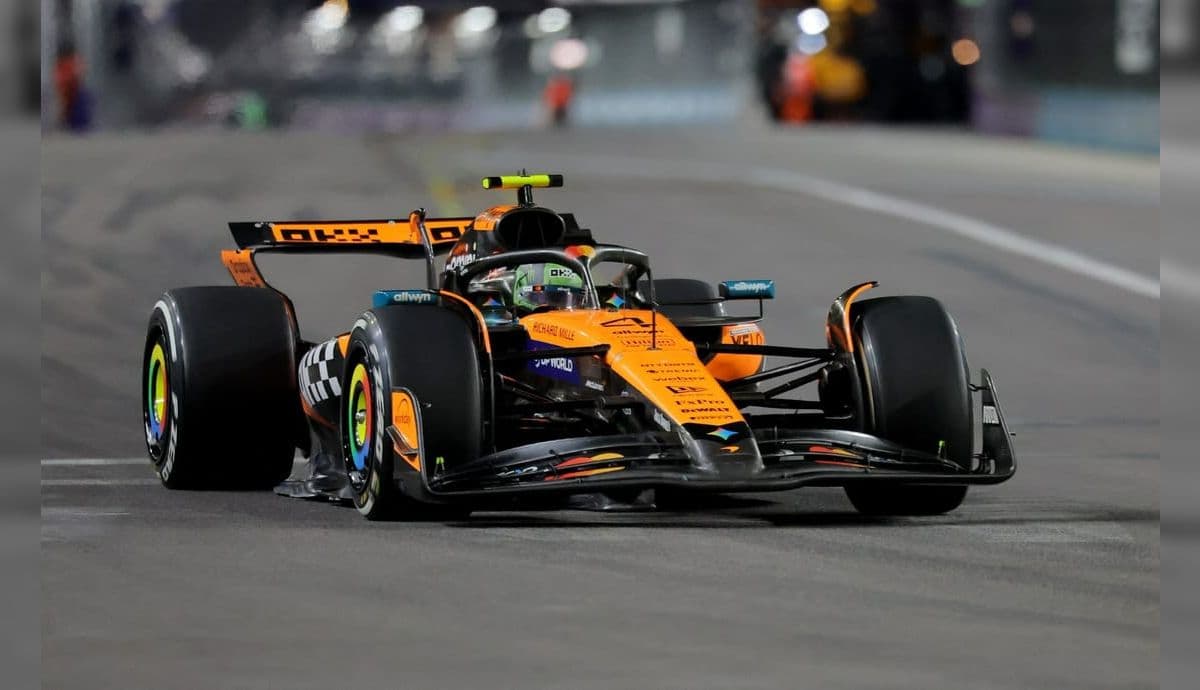 Lando Norris durante GP de Las Vegas