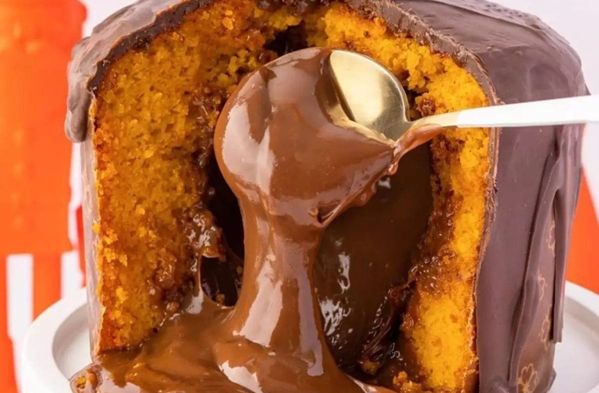 Panetone de bolo de cenoura 