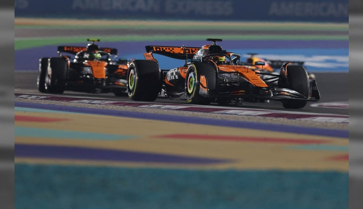 Piastri e Norris durante o GP do Catar