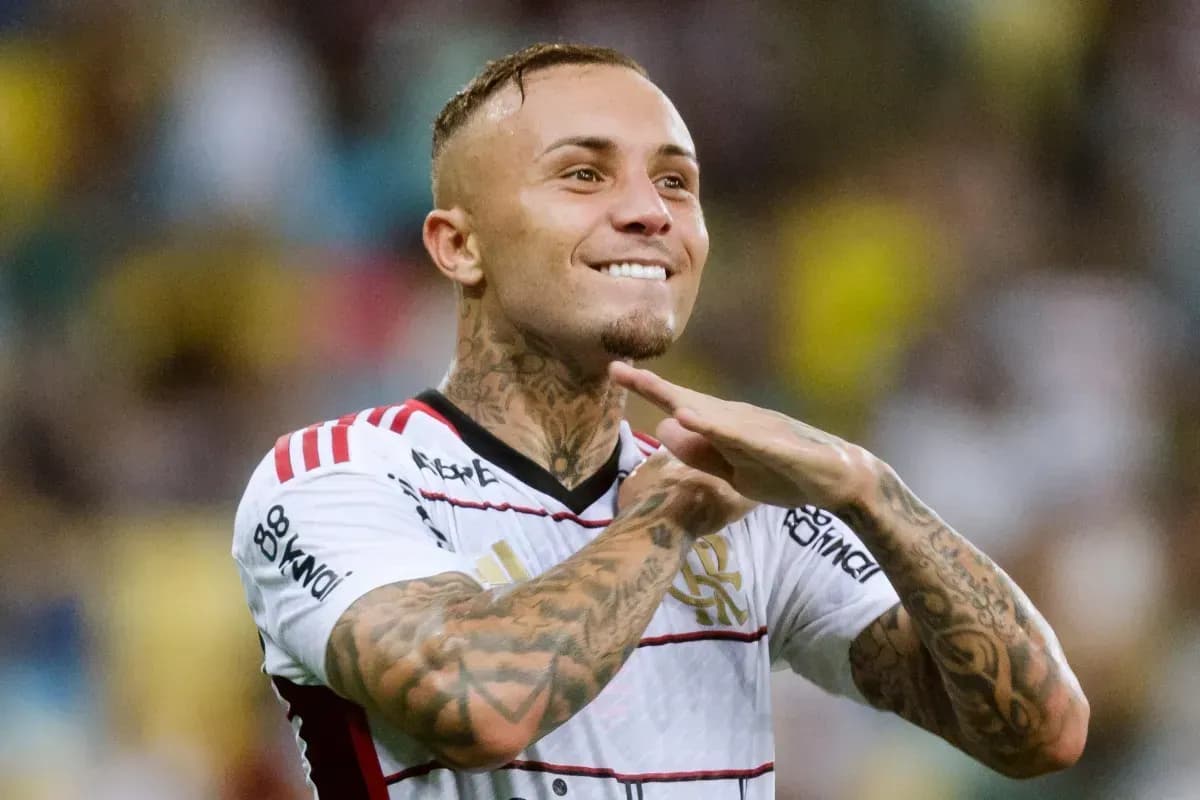 Everton Cebolinha, atacante do Flamengo