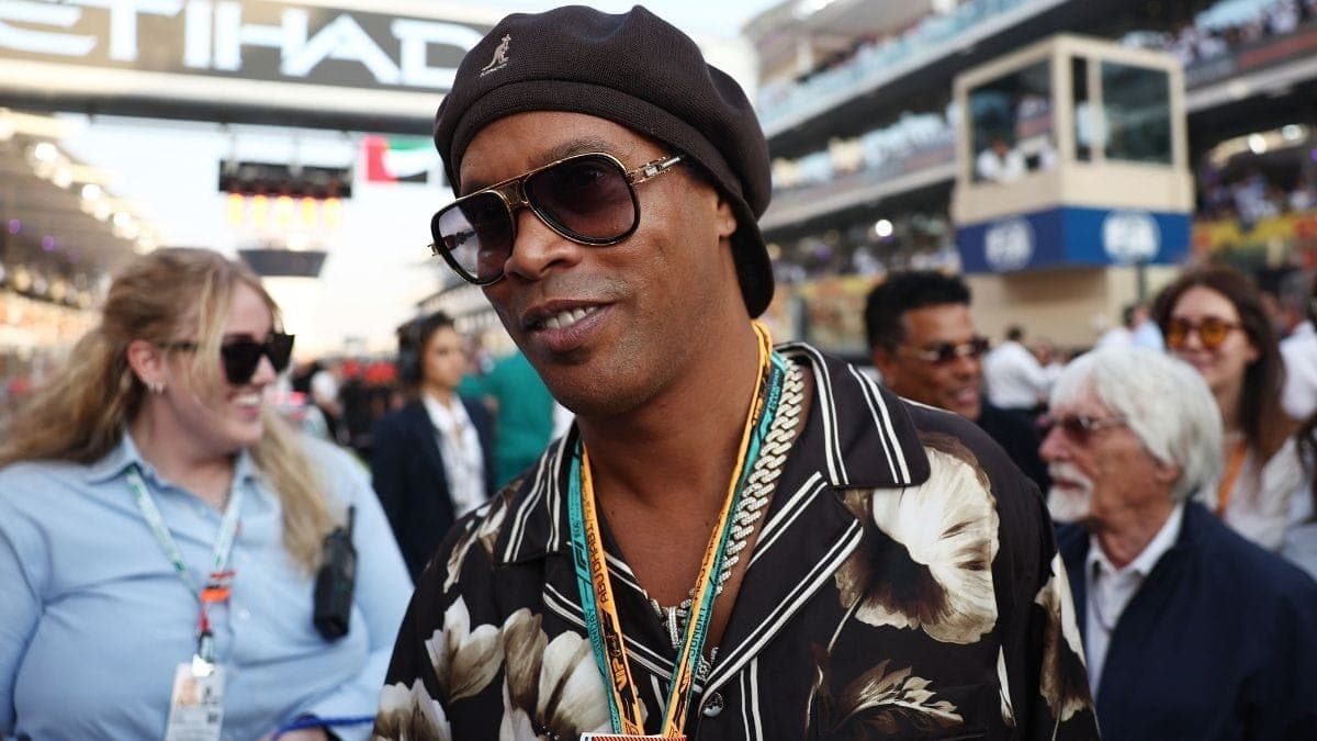 Ronaldinho no GP de Abu Dhabi