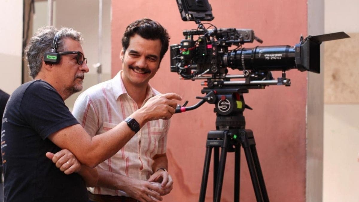Kléber Mendonça Filho e Wagner Moura