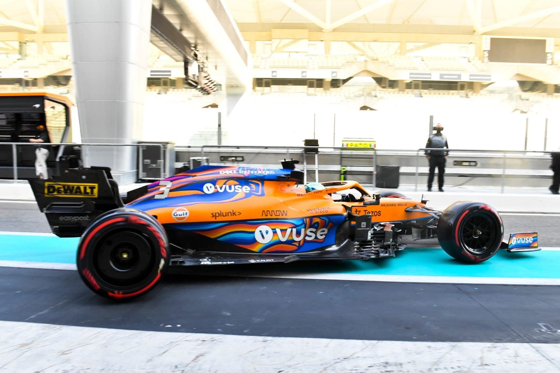 Teste de pneus da Pirelli para os carros de 2022