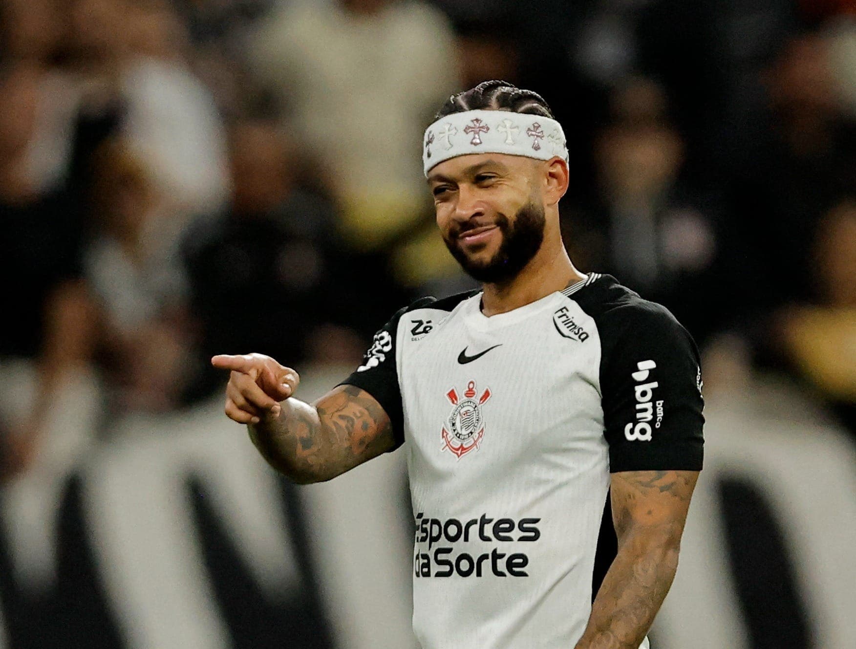 Memphis Depay, atacante do Corinthians