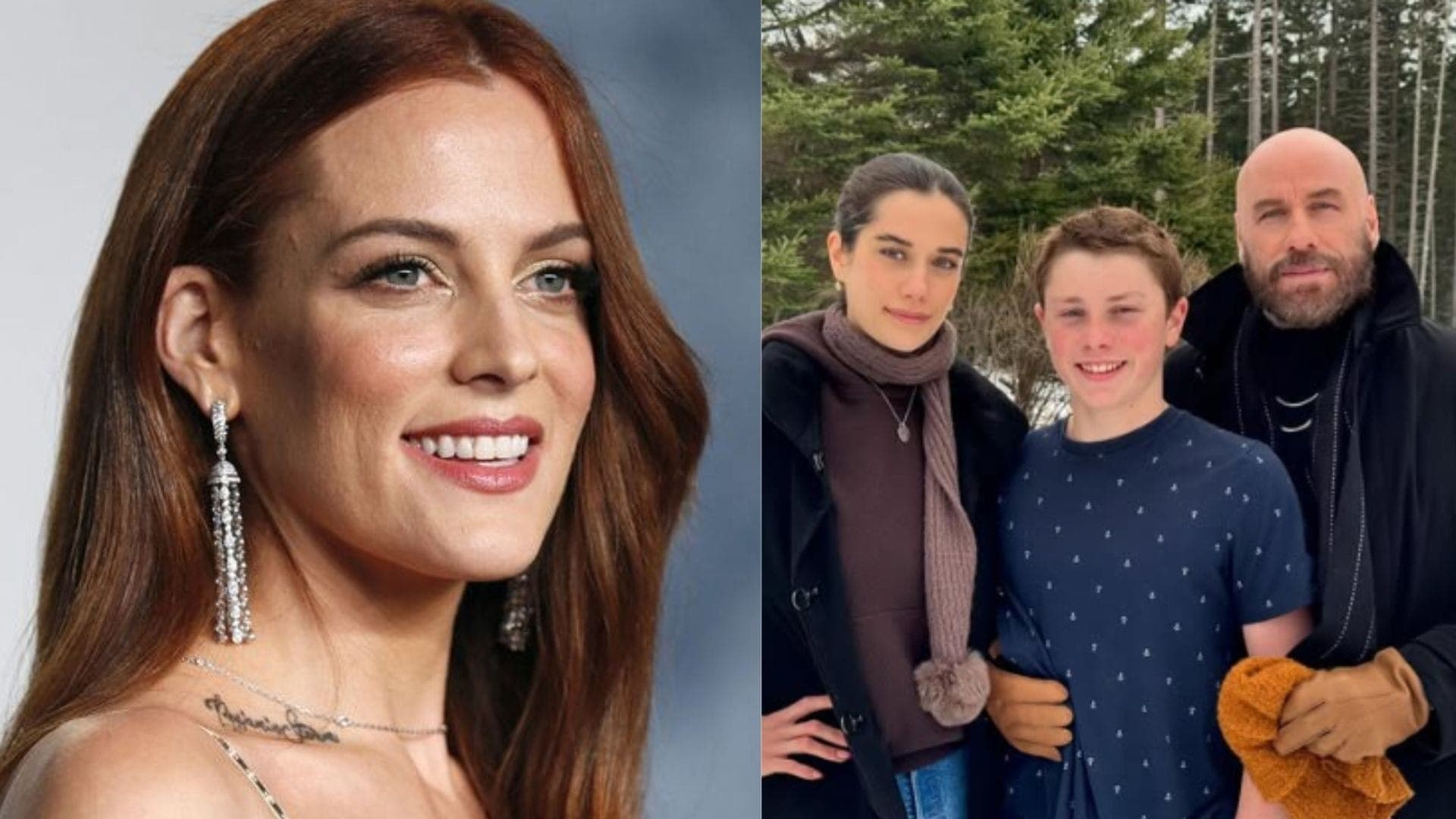 Riley Keough e família de John Travolta