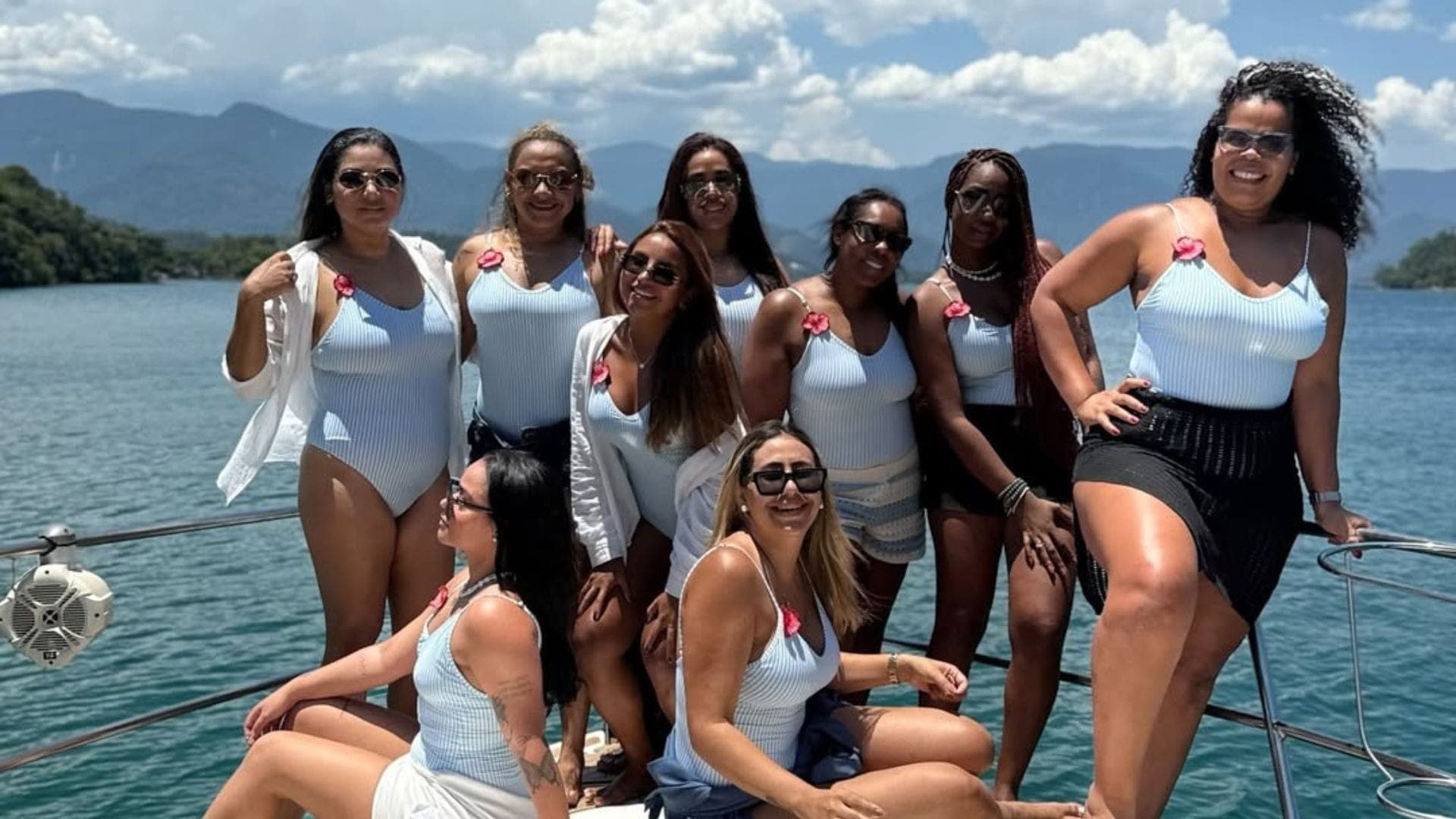 Fran esteve em passeio em Angra dos Reis