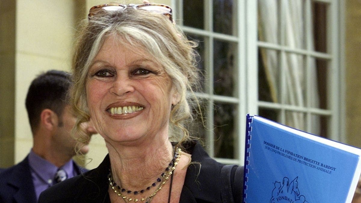 A atriz Brigitte Bardot