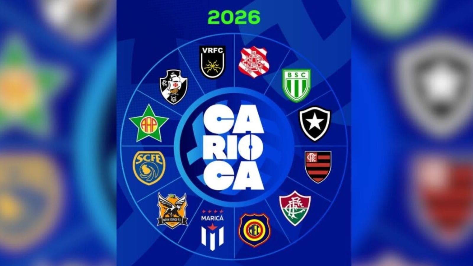 Carioca 2026 terá 10 datas