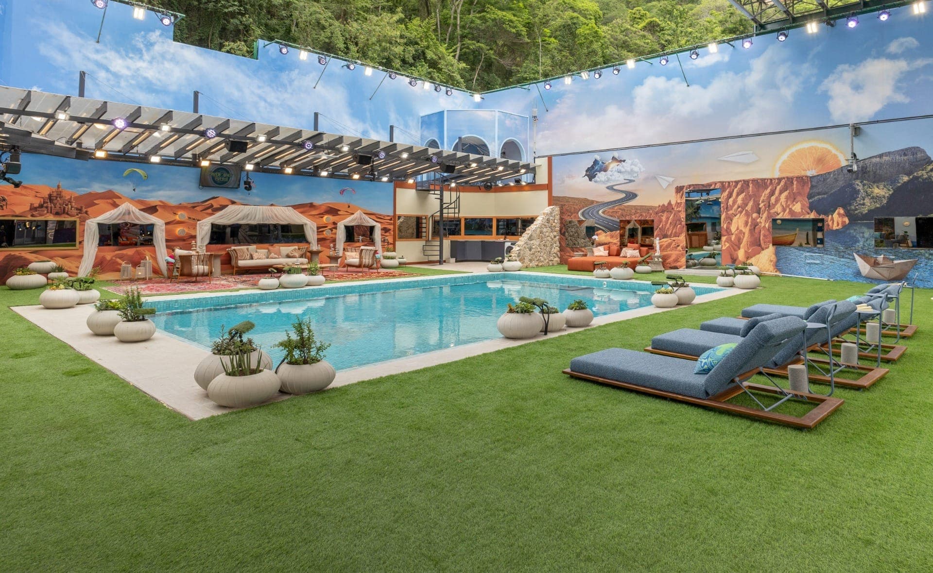 Área externa do BBB 26