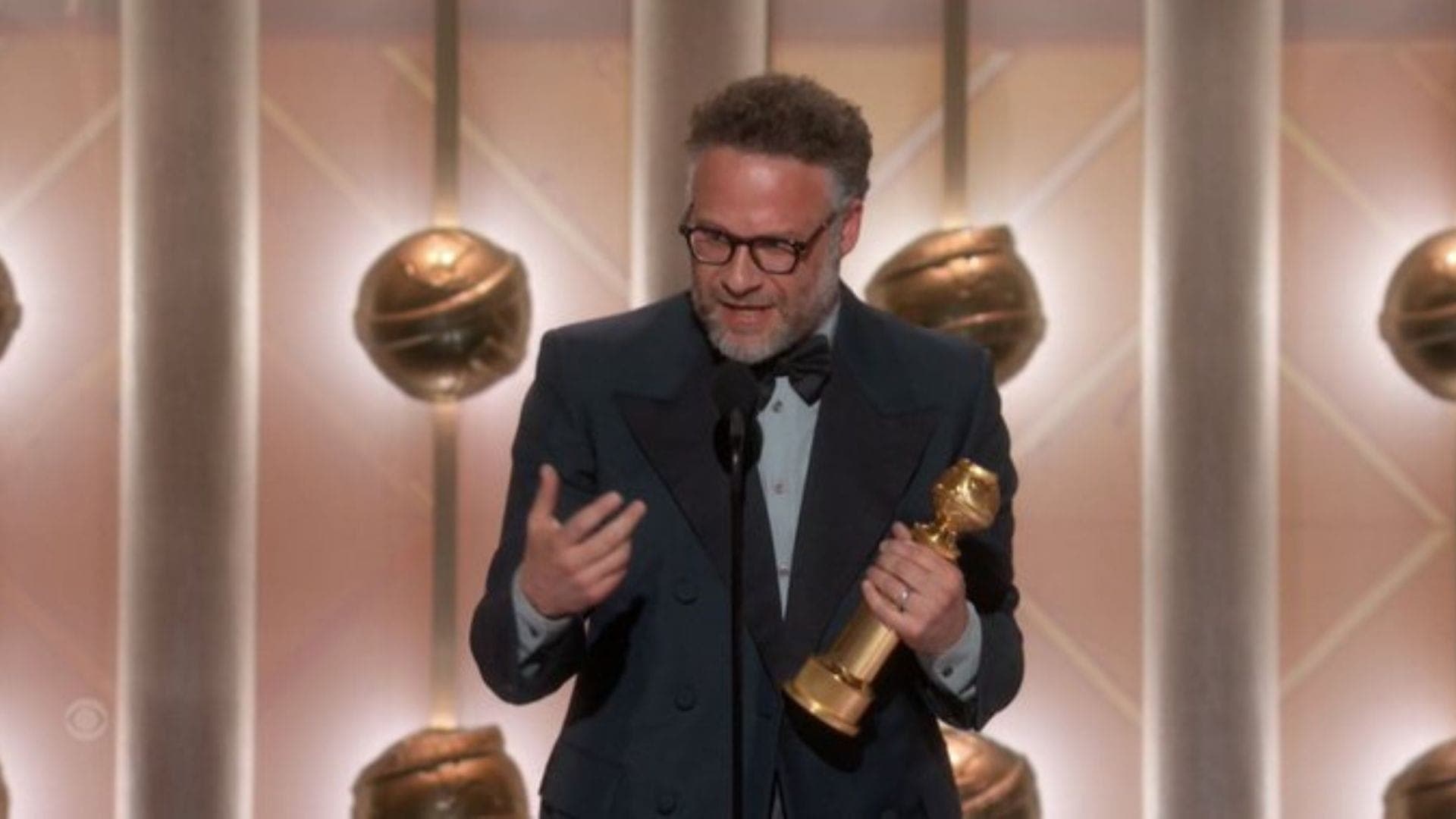 Seth Rogen, Melhor Ator em Série por "The Studio", série ganhou Melhor Série de Comédia