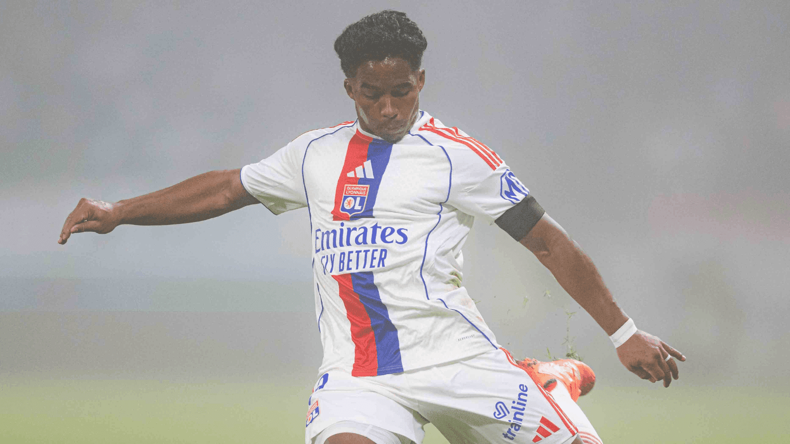 Endrick durante segunda partida pelo Lyon