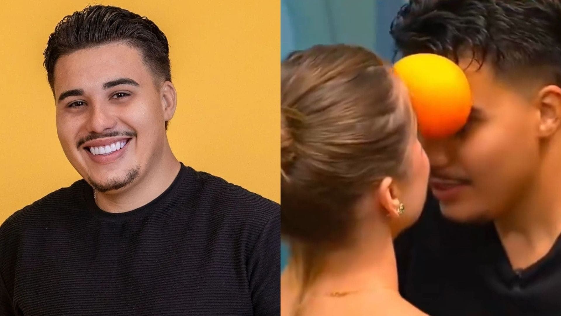 Pedro tentou beijar Elisa na 'Casa de Vidro'