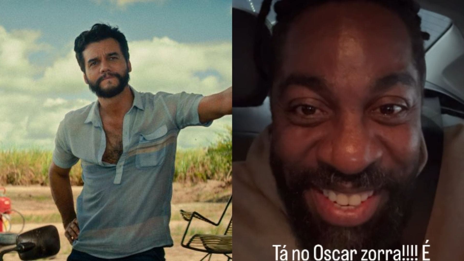 Lázaro Ramos comemora indicações ao Oscar