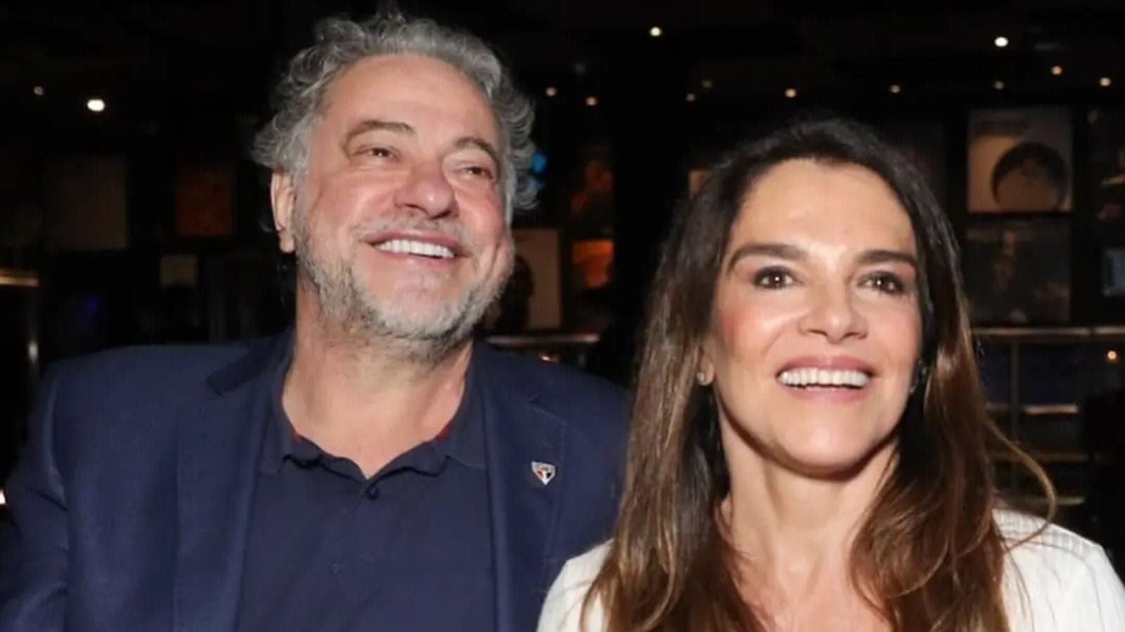 Julio Casares e a namorada, Mara Carvalho