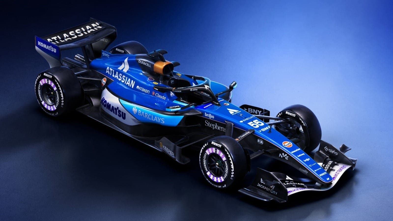 Equipe adota detalhes em azul-claro e branco para o modelo FW48, que deve estrear apenas na pré-temporada