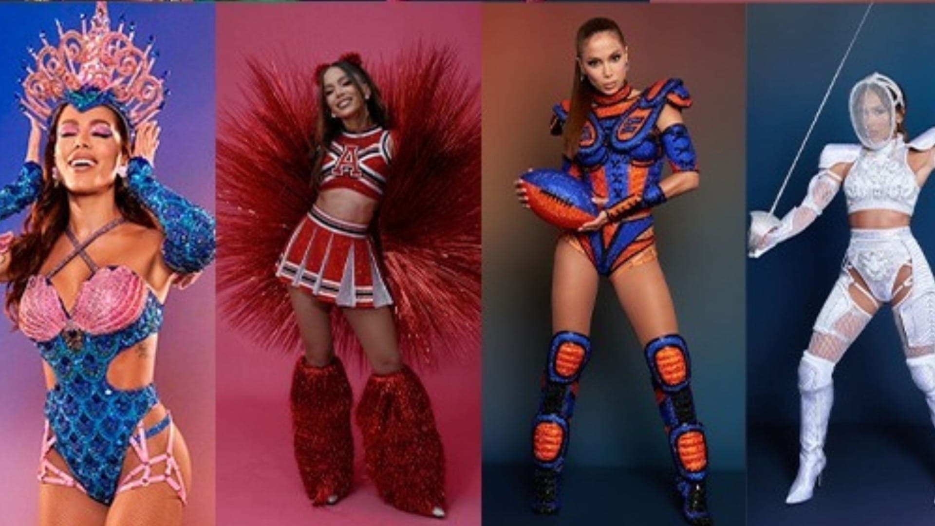 Looks do 'Ensaios de Anitta'