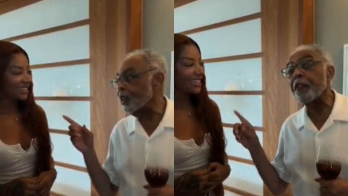 Gilberto Gil e Ludmilla em almoço em Salvador