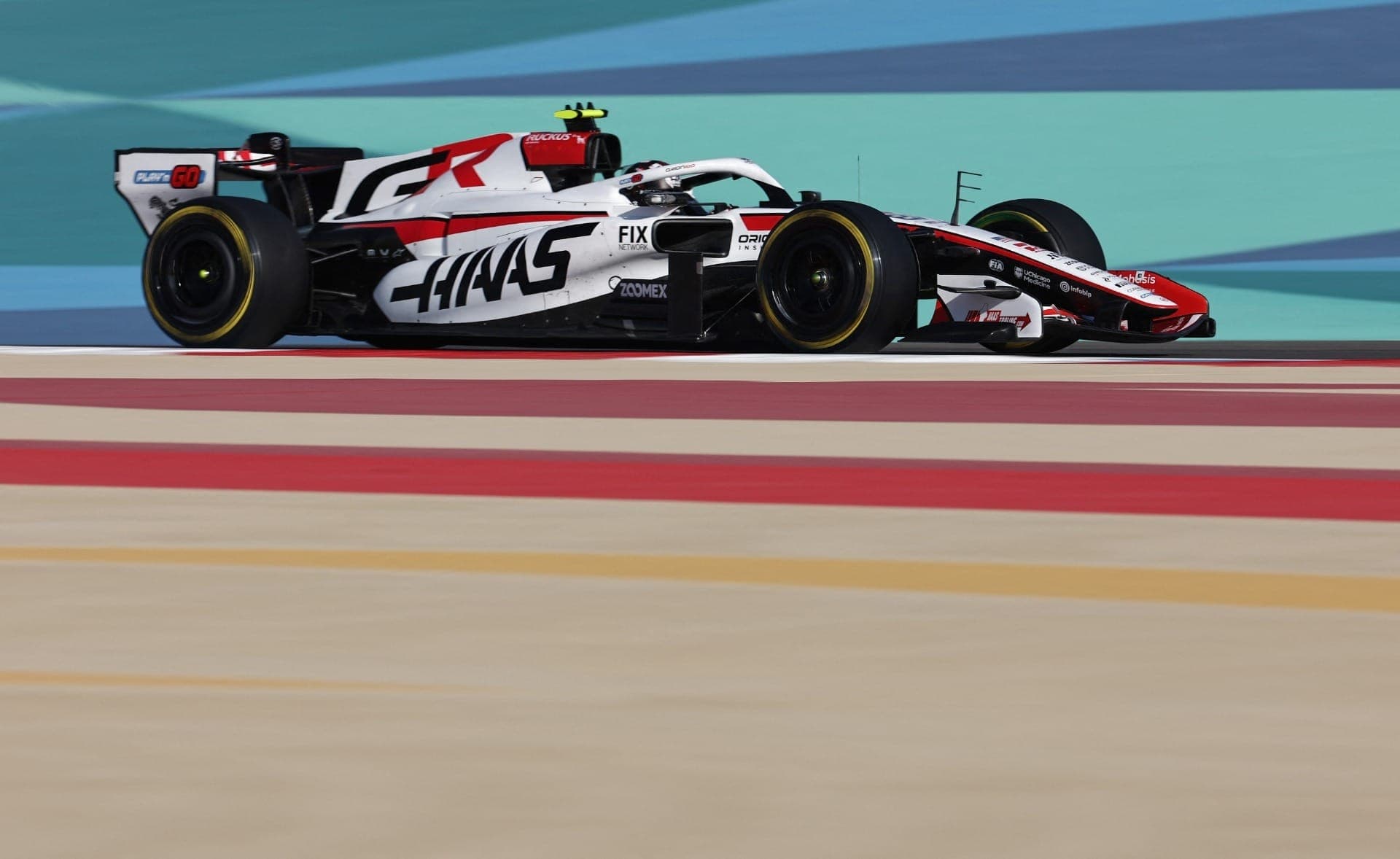 Oliver Bearman (Haas) na pré-temporada 2026 da F1