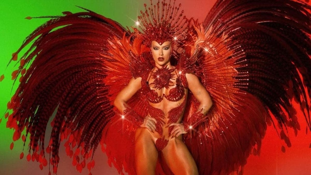 Virginia estreou como rainha de bateria