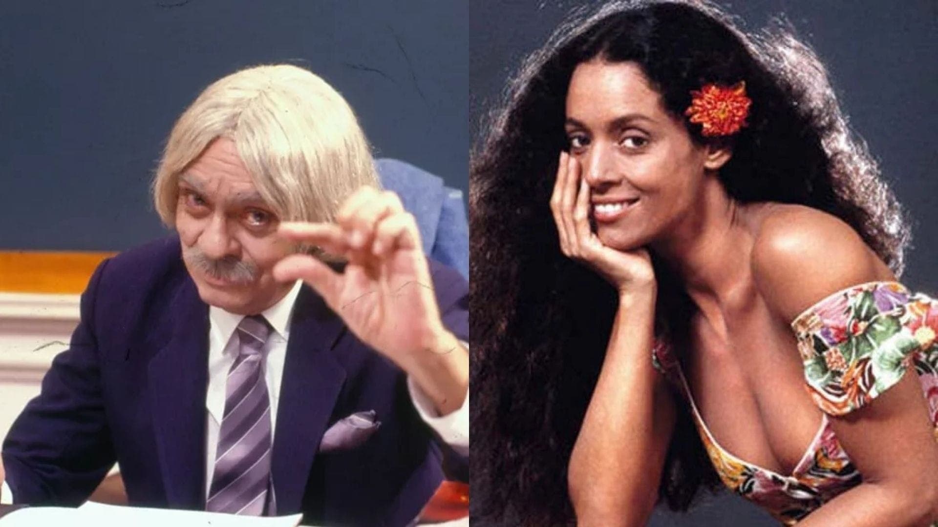 Chico Anysio e Sônia Braga