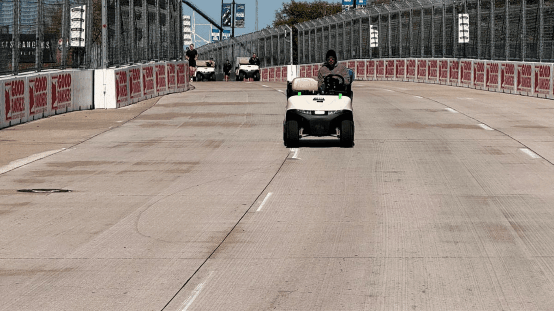 Circuito de Arlington sendo preparado para Indy