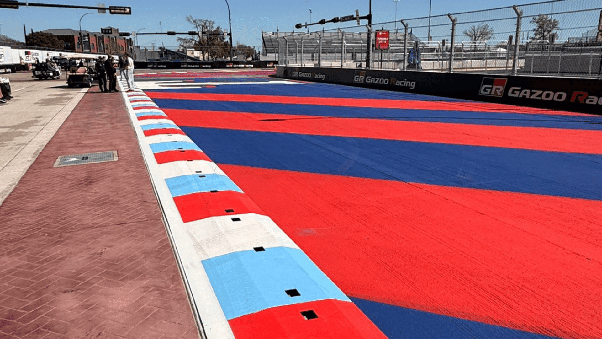 Circuito de Arlington sendo preparado para Indy