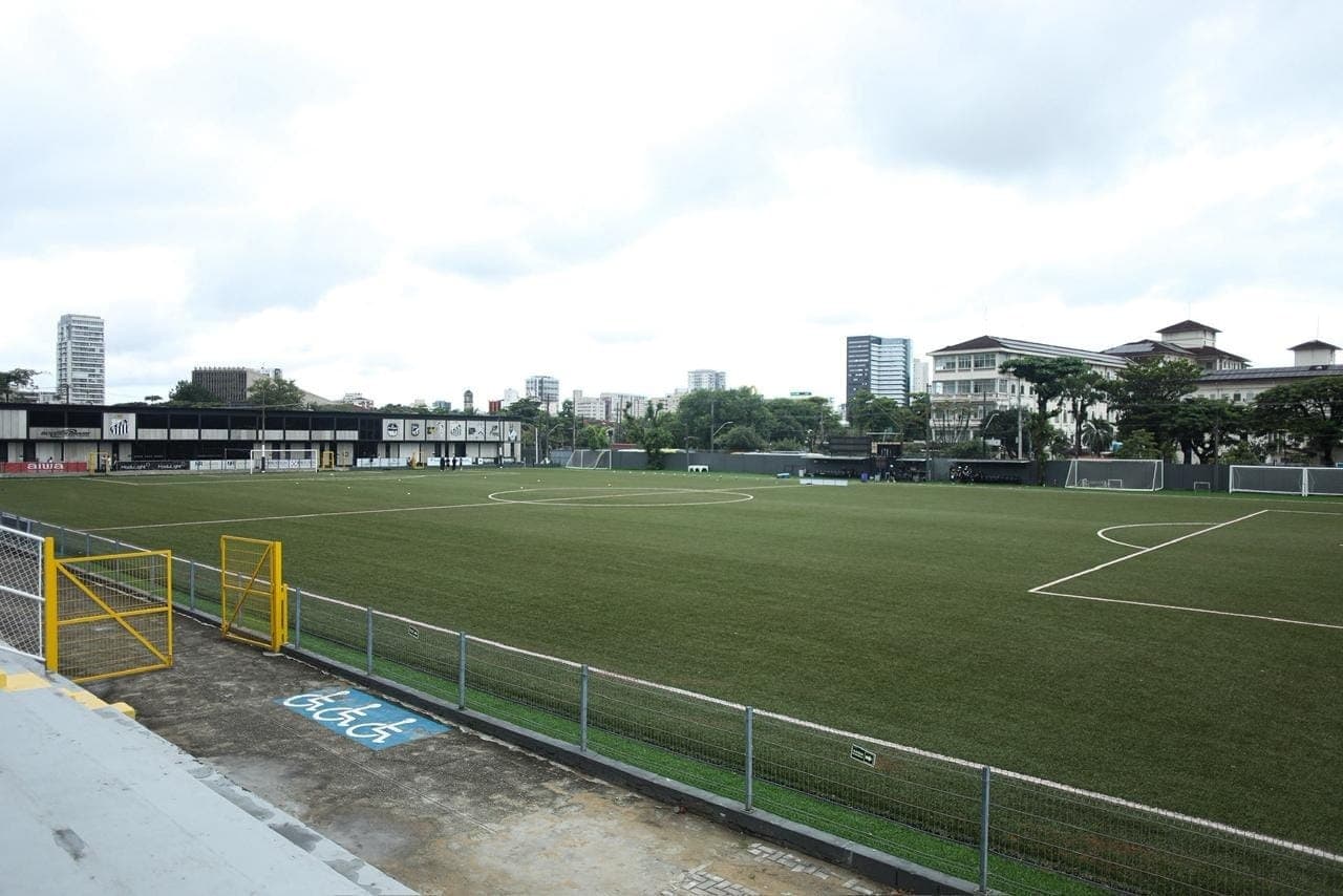 Campo 1 do CT Rei Pelé, em Santos