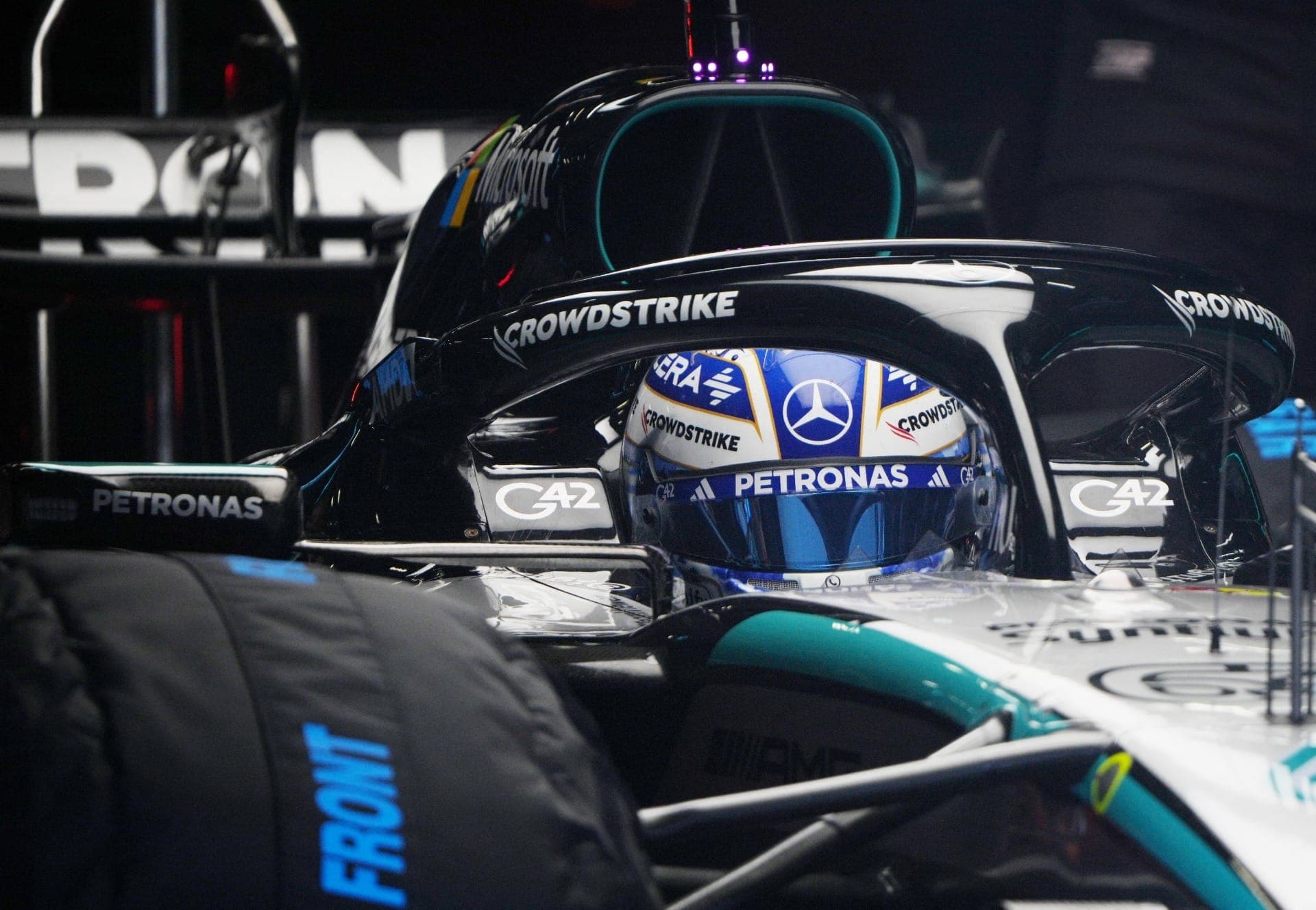 George Russell no GP da China