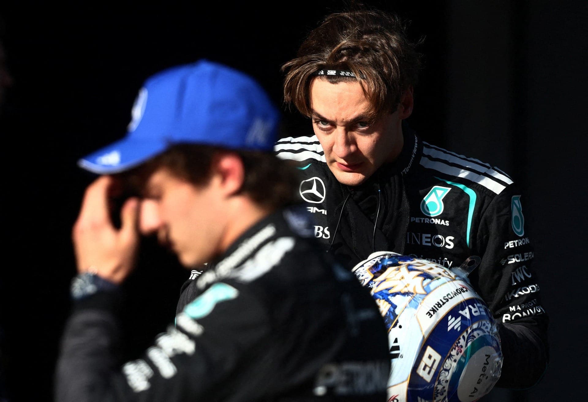 Russell e Antonelli no GP da China