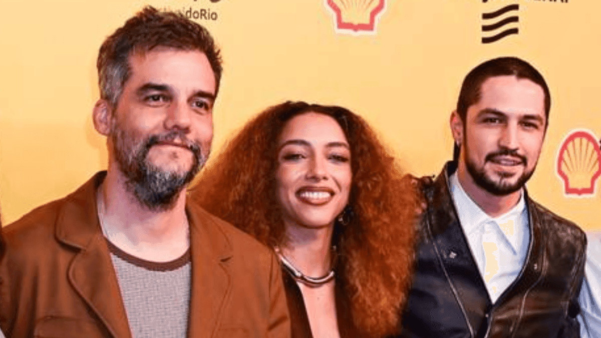 Wagner Moura, Alice Carvalho e Gabriel Leoni